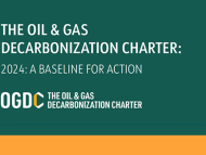 COP29: The Oil & Gas Decarbonization Charter publishes its first report to baseline, prioritize and track progress on emissions reductions