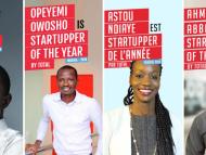 Portrait des 4 lauréats continentaux