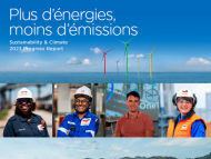 Plus d'énergies, moins d'émissions. Sustainability & Climate 2023 Progress Report