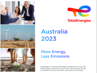Totalenergies Australia 2023, More energy, Less emissions