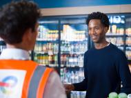 Station service TotalEnergies à La Défense, France