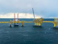 Tyra offshore gas platform in the North Sea - see description hereafter