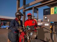 Mimosa service station in Ambatolampy, Madagascar