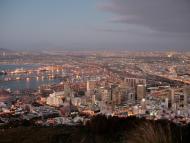 Le Cap, en Afrique du Sud, depuis Signal Hill