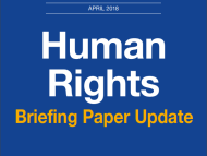 Human Rights - Briefing Paper Update