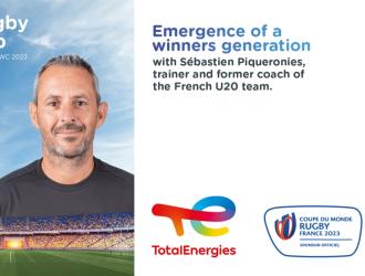 Inside Rugby World Cup. “Emergence of a winners generation” with Sébastien Piqueronies, trainer and former coach of the French U20 team.