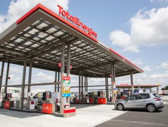 Station-service TotalEnergies solarisée à Ressons