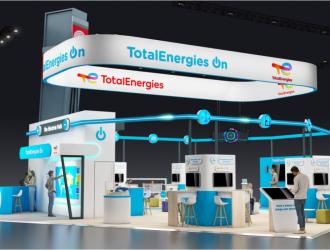 Stand TotalEnergies On au salon VivaTech 2024