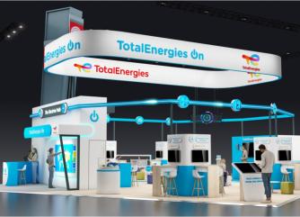 Stand TotalEnergies On au salon VivaTech 2024
