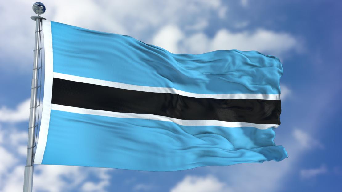 Drapeau Botswana
