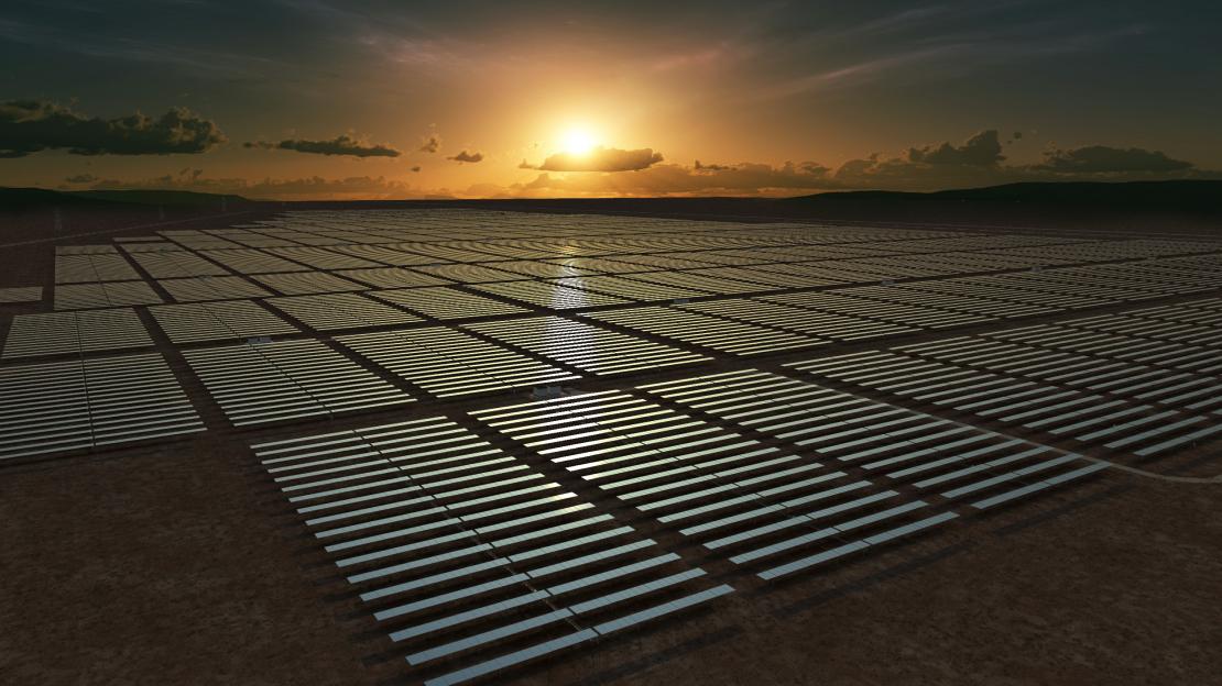 Prieska solar power plant, South Africa